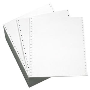 Domtar Paper 951028 9.5 in. Computer Paper- 3000 Sheets- White