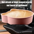 thumbnail image 4 of Silicone Baking Pan Non Stick High Temperature Resistant Pink Baking Tray for Microwave Oven Air Fryer, 4 of 7