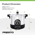 thumbnail image 4 of Presto 16 Quart Digital Pressure and Water Boiling Canner, LED Digital Display, 4 of 12