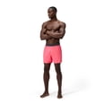 thumbnail image 2 of Speedo Men's Fitness 4-Way Flex The Look Out Swim Short - Neon Coral, Small, 2 of 4