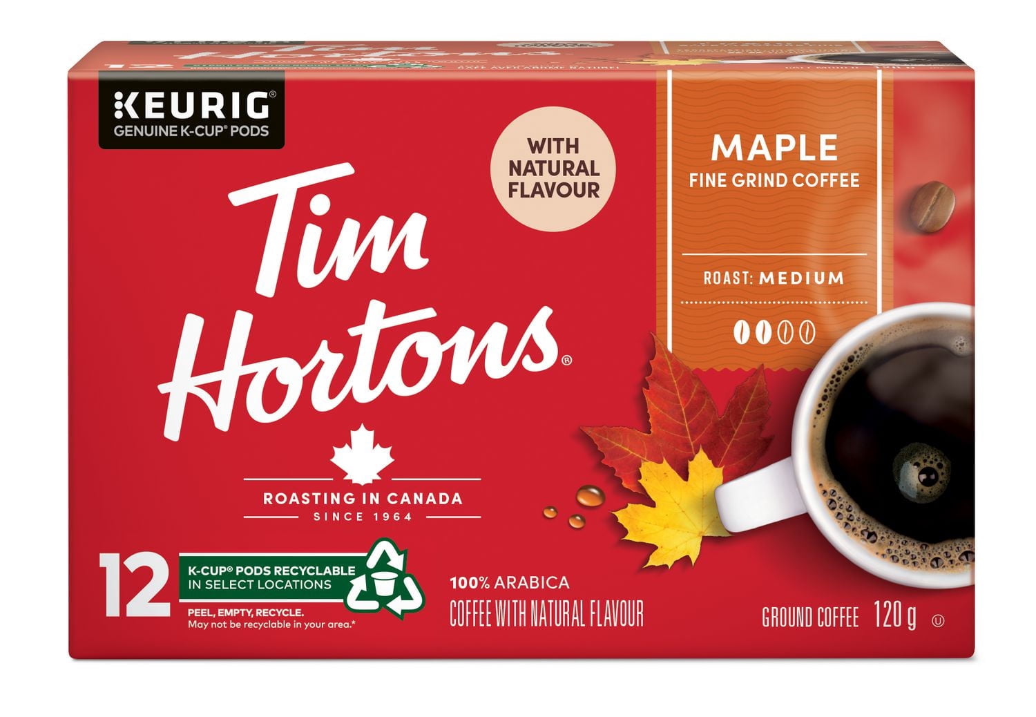 Tim Hortons Maple Flavoured Keurig K-Cup 12 Cups