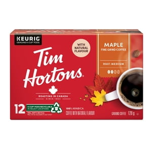 Tim Hortons Maple Flavoured Keurig K-Cup 12 Coupes