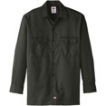 thumbnail image 3 of Dickies Mens Long-Sleeve Work Shirt, XL, Olive Green, 3 of 7