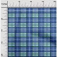 thumbnail image 1 of oneOone Viscose Jersey Fabric Madras Check Printed Fabric 1 Yard 60 Inch Wide, 1 of 4