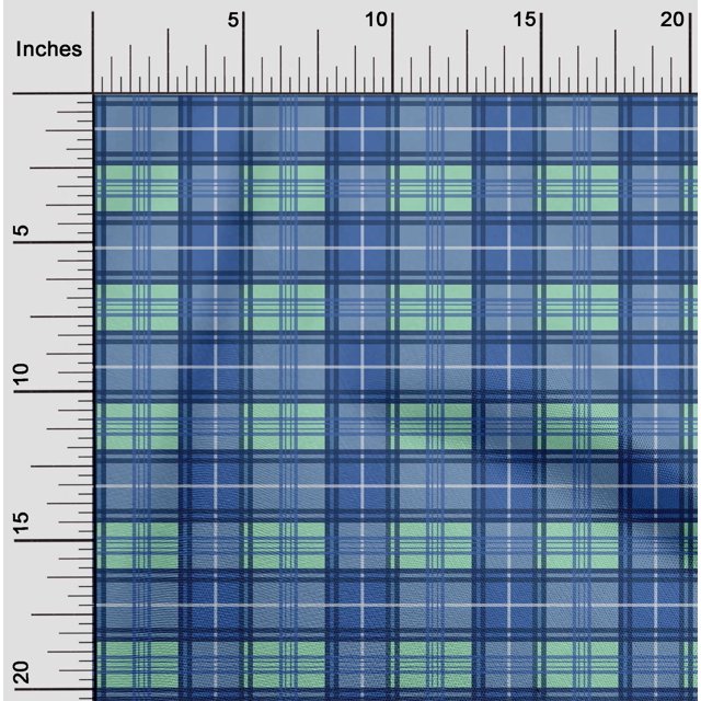 oneOone Viscose Jersey Fabric Madras Check Printed Fabric 1 Yard 60 Inch Wide