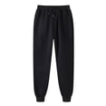 thumbnail image 1 of Timegard Womens Sweatpants Elastic High Waist Cinch Bottom Pants Drawstring Sports Athletic Solid Color Trousers, 1 of 2