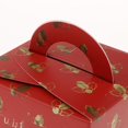 thumbnail image 4 of GUOOL 10 Pcs Boîtes de Bonbons de Noël 3,5 Pieds' X 3,5 Pieds' 4,7 Pieds' Feuilles de Noël Rouges, 4 of 9