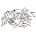 thumbnail image 1 of Unique Bargains M3x0.5x14mm Lot de 100 Vis Plates Rondes en Métal pour Machine à Entraînement Phillips, 1 of 5