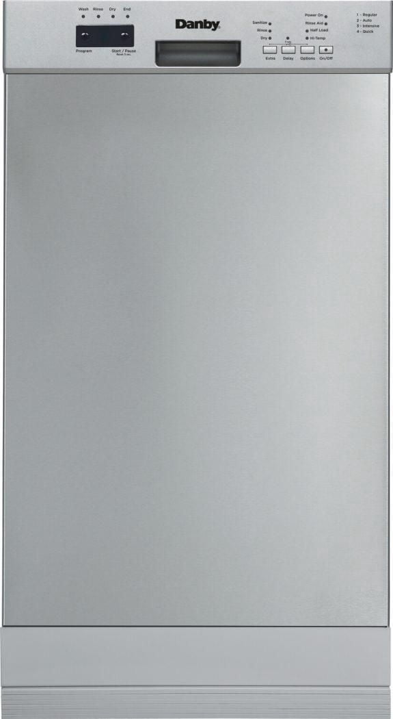 Danby DDW18D1ESS 18" Wide Built-in Dishwasher in Stainless Steel