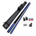 thumbnail image 1 of S SERENABLE 58.66inch Billiard Cue Portable Pool Table Sticks for Break Room Home Office blue, 1 of 9