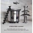 thumbnail image 3 of Total Chef TCCFS-02 Chocolate Fountain, Stainless Steel, 3 of 5