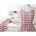 thumbnail image 5 of Soimoi Poly Georgette Fabric Horizontal Stripe Printed Fabric 1 Yard 52 Inch Wide, 5 of 5