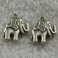thumbnail image 2 of HOOUN 84pcs tibet silver elephant charms 19X19mm B3278, 2 of 3