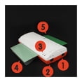 thumbnail image 4 of YE280 Professional Thermal Hot And Cold Machine For A4 Document Photo Blister Packaging Plastic Film Roll Laminating Machine ,Fast Heat, 4 of 5