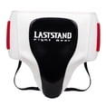 thumbnail image 3 of jinwen Boxing Groin Protector Adjustable Abdominal Guard for Muay Thai Sanda Karate White Black, 3 of 9