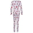 thumbnail image 4 of Womens One Piece Sleepwear Cartoons Print Pajamas Jumpsuit Rompers, 4 of 4