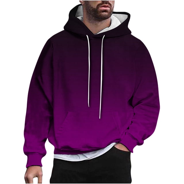 Rbaofujie Chandail pour Enseignant Hommes Décontracté Mode Chandails à Capuche Col Rond Imprimé Chandail à Enfiler Manches Longues Hauts Chandail à Capuche pour Hommes