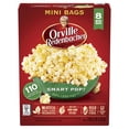 thumbnail image 1 of Orville Redenbacher Smart Pop! Microwave Popcorn, 75% Less Fat, 100% Whole Grain, No Artificial Colours or Flavours, Source of Fibre, Gluten Free, (8 x 31g) 248g, 1 of 6