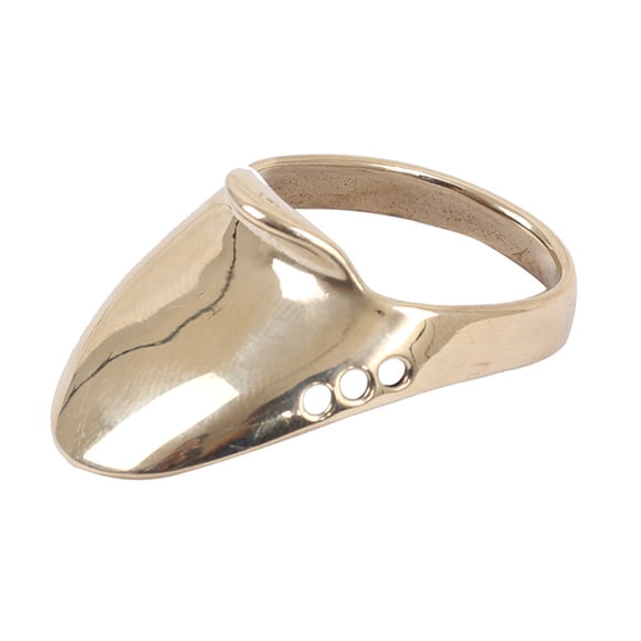 KAKOWELY 1 Ensemble de Bagues de Tir à l'Arc Professionnelles Bague en Laiton Résistante à l'Usure Bague de Doigt Pratique,1.5"X1.06"X0.79 Pouces