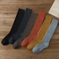 thumbnail image 5 of Aocisk Womens Socks To Keep Warm Sock High The Knee Lightweight and Thick for Cold Weather Knee High Socks for Women Thermal Socks Black One Size, 5 of 5
