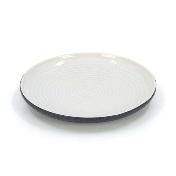 Assiette à salade Sabatier Trent 7.9 pouces gris foncé