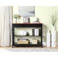 thumbnail image 4 of Convenience Concepts Oxford One-Drawer Console Table in Cherry and Black Wood, 4 of 10