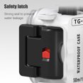 thumbnail image 4 of Housing TG7 Camera Waterproof Case Housing Case for Action Camera Underwater 60m/195ft Diving Protective Case with 52mm Threaded Interface & 67mm Lens Adapter Compatible with, 4 of 7