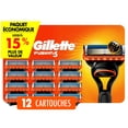 thumbnail image 2 of Gillette Fusion5 Razor Refills for Men Razor Cartridges, Lubrication Strip, Precision Trimmer for Men, 5-Blade Razor Blades for Close Shave 12ct, 2 of 13