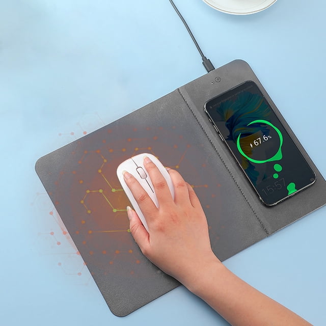 Heating Wireless Charging Pad Three In One Multifunctional Folding 15W Fast Charging Pad For Home And Craft Room
