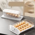 thumbnail image 3 of Stackable Egg Holder, Egg Storage Box for Refrigerator, Auto Rolling Egg Holder with Sealed Materials Stackable Egg Holder for Kitchen Cabinets and Cupboards, 3 of 7