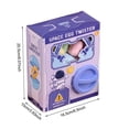 thumbnail image 4 of Blue Kids Gashapon Machine Toy, Surprise Mini Box Dispenser With 6 Random Capsules, For Party Fun, 4 of 5