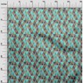 thumbnail image 3 of oneOone Cotton Flex Fabric Triangle Geometric Print Fabric By Yard 40 Inch Wide, 3 of 5