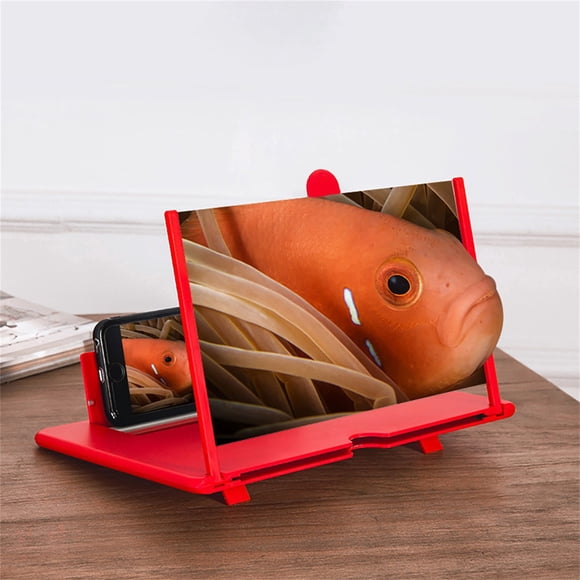 Visit the Apexora Store Loupe d'Écran de Téléphone Pliable HD 3D de 12 Pouces TPU ABS