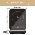 thumbnail image 3 of NEW! Dusknt in Stock! Pro Warmer – 1°F Precision Control & Goldilocks (7582°F) Direct Plug Easy Clean Glass Base for Baking Proofing & Fermentation, Clearance Sales Today Deals Prime!, 3 of 8