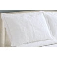 thumbnail image 3 of Marina Decoration Embroidered Stitching Coverlet Bedspread Ultra Soft Solid Bedding Summer Quilt Set with Quilted Sham, Ivory Floral Paisley Pattern, 3 of 6