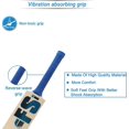 thumbnail image 4 of Fervor Spel Stunning Double Blade Scoop Design Kashmir Willow Cricket Bat For Gully | Size - Short Handle , Beige, 4 of 5