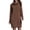 Brown, variant on cfhntfmh Sweater Dresses for Women Winter Warm Long Sleeve High Neck Pullover Tops Dress Loose Knitted Mini Dress