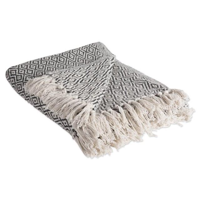 Design Imports CAMZ10576 Couverture Double Diamant Minéral
