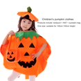 thumbnail image 4 of Diconna Unisex Halloween Clothes Set Pumpkin Shaped Romper  Hat Candy Bag, 4 of 9