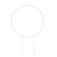 thumbnail image 1 of GUOOL Wedding Arch Frame Heavy Duty Round Wedding Circle Backdrop Stand Frame Thickend White 1.5m 5 Pipe, 1 of 9