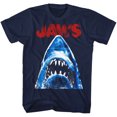 thumbnail image 1 of Jaws T-Shirt pour Adulte Demi-Ton Bleu Marine, 1 of 2