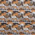 thumbnail image 1 of oneOone Velvet Brown Fabric Writing Font Fabric For Sewing Printed Craft Fabric By The Yard 58 Inch Wide, 1 of 4