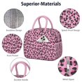 thumbnail image 2 of Sac-repas Isolé à Imprimé Léopard Pailleté – Sac Isotherme Réutilisable avec Motif Animal à la Mode pour le Bureau et les Voyages, 2 of 3