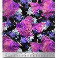 thumbnail image 1 of Soimoi Rayon Fabric Fish Ocean Print Fabric by Yard 42 Inch Wide, 1 of 2