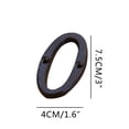 thumbnail image 1 of Aodebiao Creative Alloy Wrought Iron Floating House Numbers Modern House Address Number,Anti-Rust House Numbers Decorative Address Sign for Door Garden Mailbox with Nail Kit,Coated Black, 1 of 3