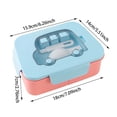 thumbnail image 2 of Binwennn Bento Children's Bento Children's Lunch Ideal Leak Proof Children's Lunch Lunch Can Be Placed In Breakfast Lunch And Refrigerator Bag for Food Container Reusable Storage Bags - Reusable, 2 of 7