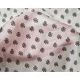 thumbnail image 4 of oneOone Silk Tabby Fabric Floral Block Print Sewing Fabric BTY 42 Inch Wide, 4 of 4