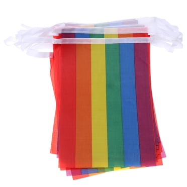 38 Pcs Drapeau Arc-en-Ciel 14x21cm Drapeau de la Fierté LGBT Drapeau Coloré Droits de la Personne Gai Lesbienne Drapeau de la Fierté Intérieur Extérieur Bannière de Drapeau LGBT Drapeau Transgenre Fierté Trans