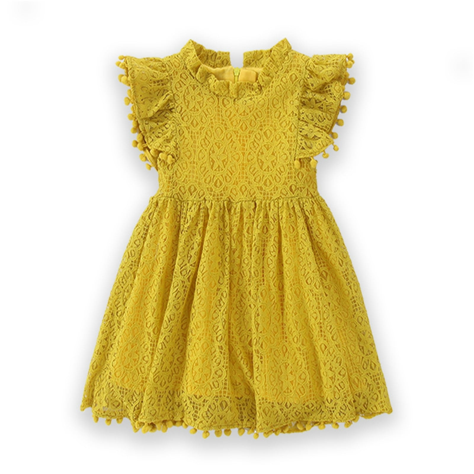 LOVZFMLL Girl's Maid Farm Style Long Sleeves Velvet Court Style Dress