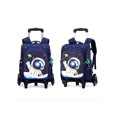 thumbnail image 1 of MAWCLOS Boys Bookbag Top Handle Daypack Anti-Theft Waterproof Rolling Backpack Multi Pockets Kids Infantry Pack Shoulder Bags Girls Spaceman L Only Bag, 1 of 2